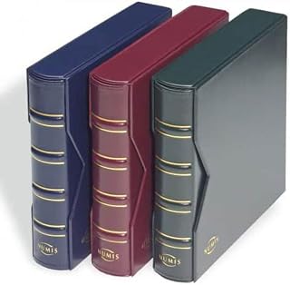 Lighthouse Black Classic Grande 3-Ring Binder with Slipcase Storage Case for Coins, Stamps, Currency, Bank Notes, Documents, and Other Collectibles - Pages Sold Separately