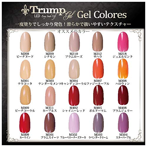 【新色 日本製】Trumpコーラルネイルカラージェル5個セット Amazon | 日本製 Trump gel トランプジェル ヌーディカラー 選べる