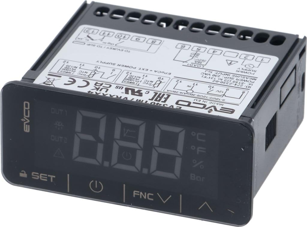 TERMOSTATO CONTROLLORE ELETTRONICO EVK411 PTC/NTC/PT100/PT1000