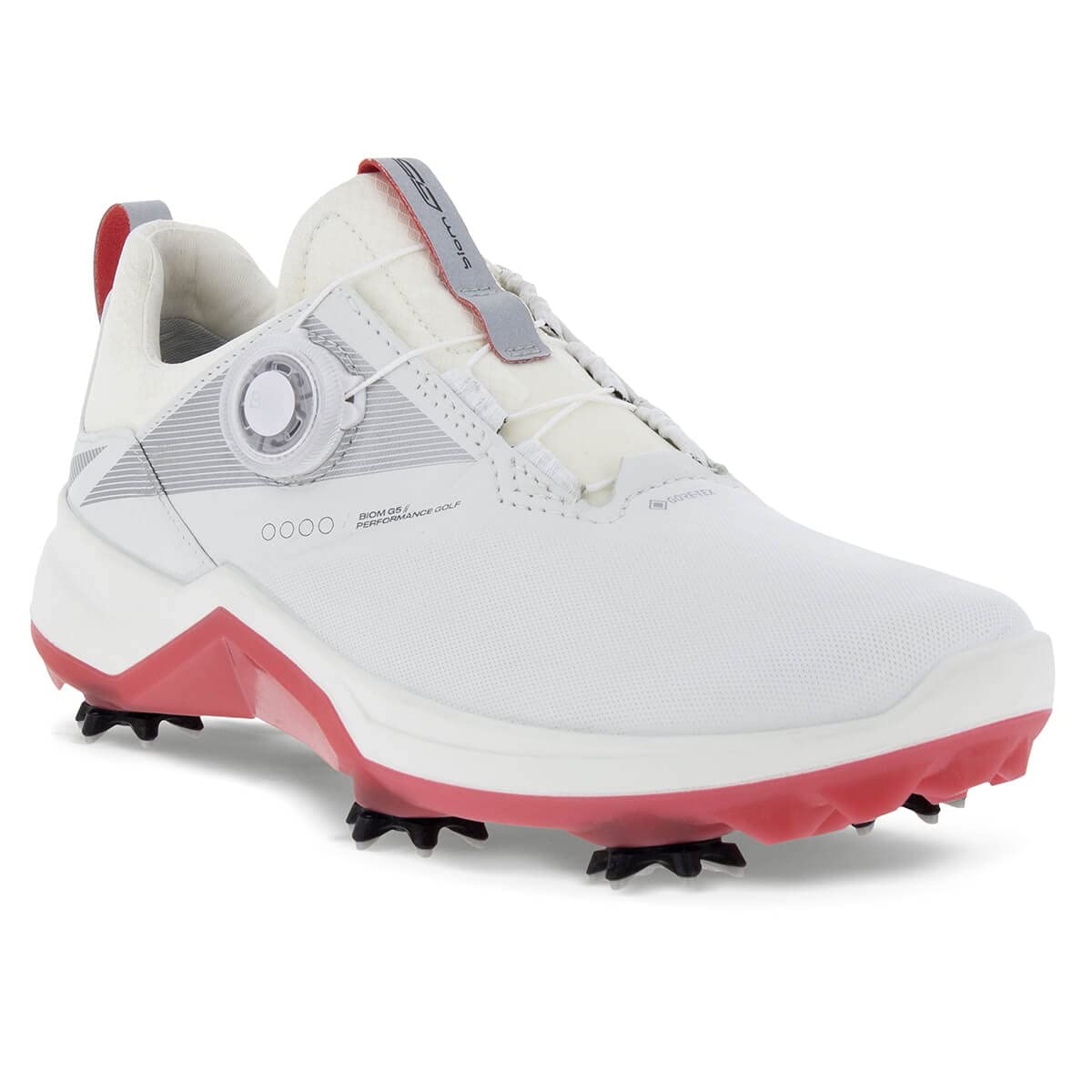 ECCO Women's Biom G5 BOA Gore-TEX Waterproof Golf Shoe, White, 10-10.5