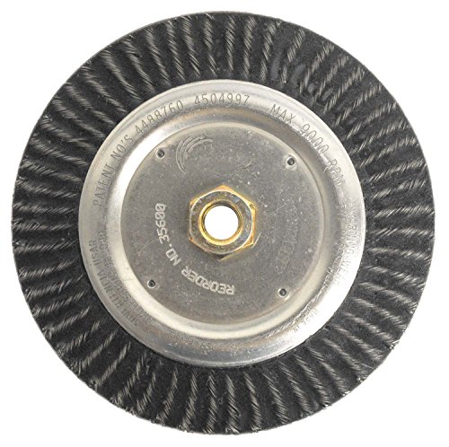 Image of Weiler 35600 6-7 /8 inch Polyflex Encapculated Stringer Bead Wheel, 0.20 inch Steel Fill, 5 /8 inch-11 UNC, Made in the USA (Pack of 10)