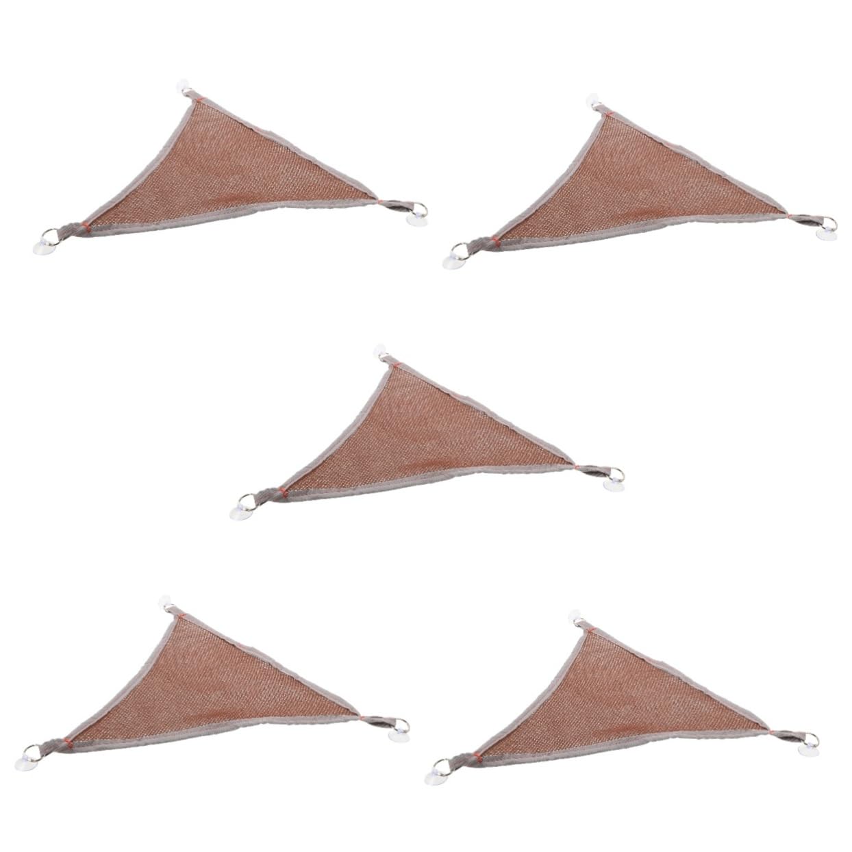DOITOOL 5pezzi Hammock Per Rettili Rete Traspirante Letto Per Lucertole e Giocattolo Per Piccoli Rettili Facile Da Pulire e Resistente Accessorio Per Terrari
