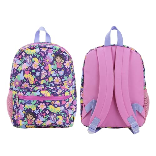 Mochila infantil Dora the Explorer de 35,5 cm para escola e viagem