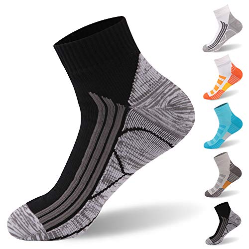100% Waterproof Ankle Socks, RANDY SUN Breathable Running Socks Father Day Gift Men's
