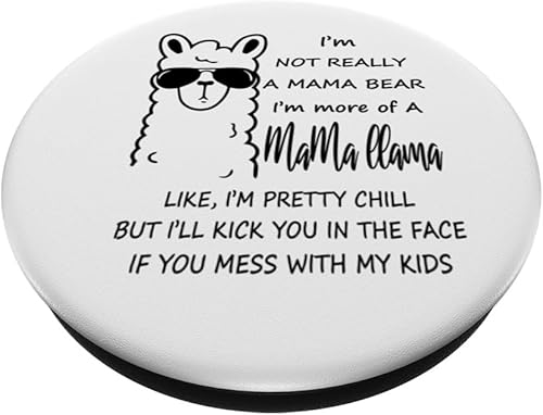 Miniatura 2 de Not Really A Mama Bear I'm More Of A Mama Llama PopSockets Standard PopGrip