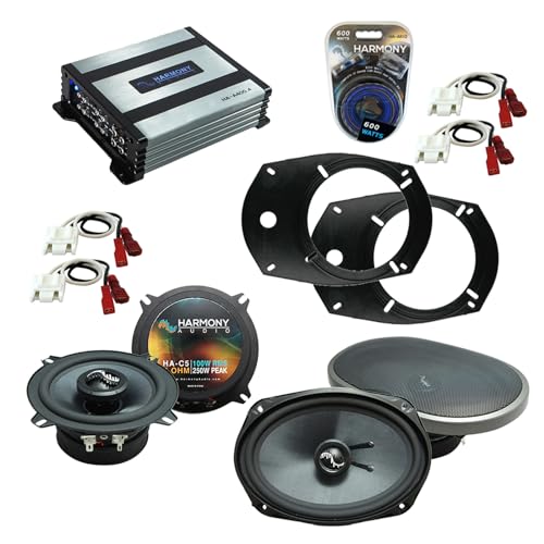 Harmony Audio PAQUETE DE PARLANTES Y AMPLIFICADOR 800W