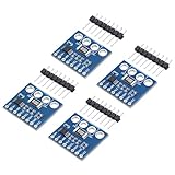 QUARKZMAN 4 Sets INA226 I2C Bidirektionaler Stromsensor DC Strom Spannung Stromversorgung Monitor Breakout Board IIC Modul Stromüberwachung Sensor Modul Mit Alarmfunktion