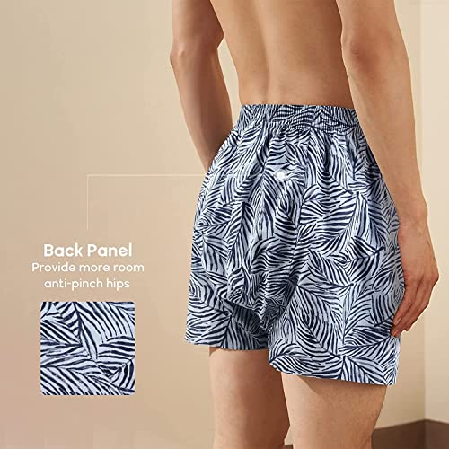 Natural Feelings Mens Boxer Underwear Cotton Classic Woven Boxer Shorts For Men Pack M #TOP3