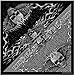 Bad Scratch Ride Fast Live Hard Winged Skull Bandana 21x21 BIKER DooRag BAN-0049