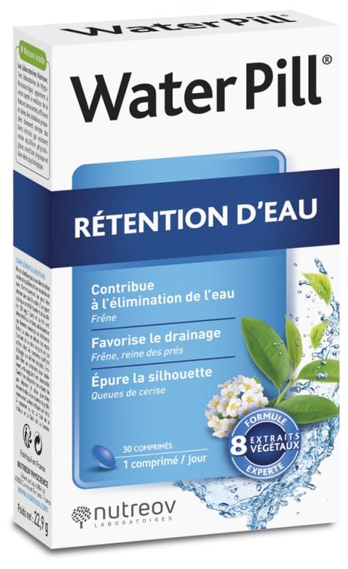 Nutreov Water Pill Water Retention 30 Tablets Slimming, Water Retention.