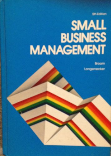 Small Business Management 0538072407 Book Cover