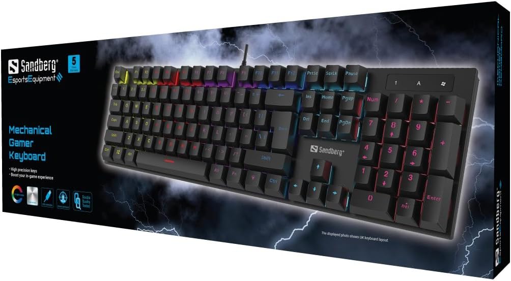 Sandberg Mechanical Gamer Keyboard 640-31 Packaging