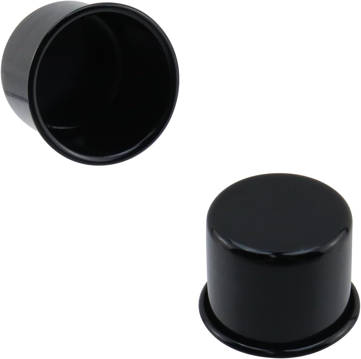 30Pcs Candle Cups Holders, Candlestick Holder Cup, Black,0.7 x 1 in