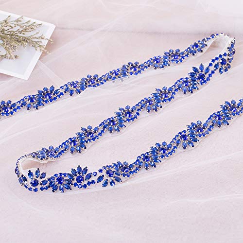 Rhinestone Applique for Wedding Dress Belt Embellishment 5