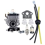 HIPA WYK-186 Carburetor with Fuel Repower Kit for ECHO HCA260 HCA261 PE260 PE261 PPT260 PPT261 SHC260 SHC261 SRM260 SRM261 Trimmer