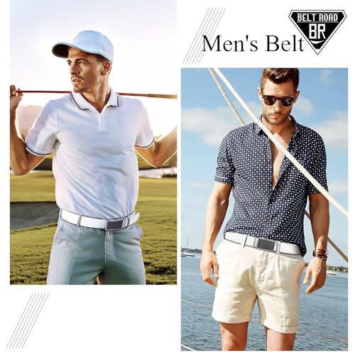 Ratchet Mens Belt Leather, Adjustable Quick Release Click Belts for Mens Jeans, Casual & Work2