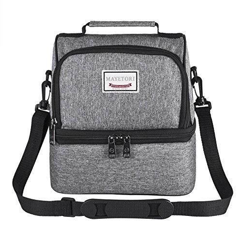 mayetori Lunch Box, Insulated Large Bag for Men, Woman, Kids, Reusable Tote Cooler
