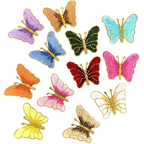 GHEDSHGF, Parche Termoadhesivo De Mariposa Cover