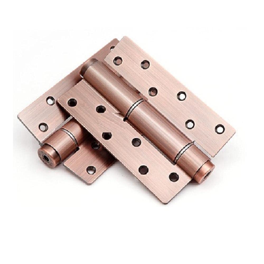 2 Stücke 6 Zoll Unsichtbares Türscharnier Hydraulisches Soft-Close-Federscharnier for Schrankbar Thekentür Schwarz(Black)