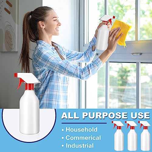 Tanlade 30 Pack Plastic Spray Bottles 16 oz Leak Proof Squirt Bottle Refillable Empty Bottles Spray Water Bottle Mist Sprayer with Red Nozzles for Hair Essential Oil Cleaning Solutions Plants Pets by Tanlade - Image 3
