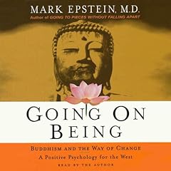 Going On Being Audiolibro Por Mark Epstein arte de portada