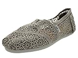 TOMS Zehennaht und elastische V Toms klassische Wildleder-Einlegesohle mit Kissen.