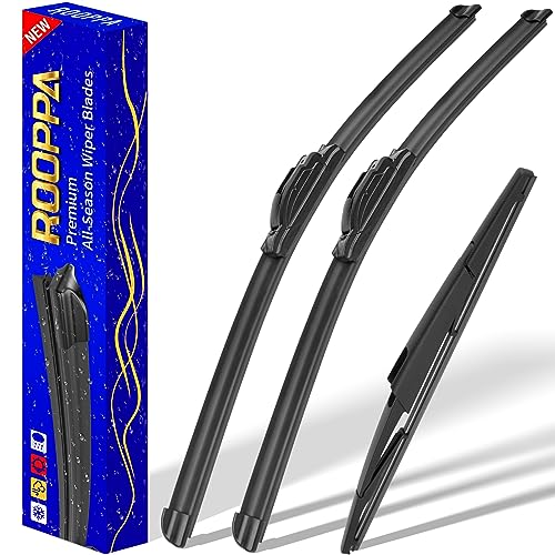 3 wipers Replacement for 2009-2016 Ford Expedition/2009-2016 Lincoln Navigator, Windshield Wiper Blades Original Equipment Replacement - 22'/22'/16' (Set of 3) U/J HOOK