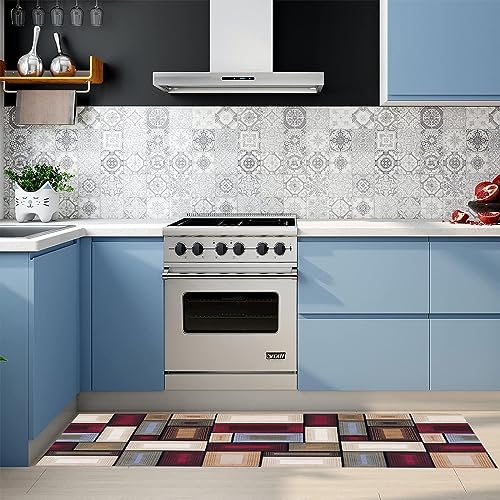Alfombra de cocina cuero premium 40x480 cm protector de pasillo 6