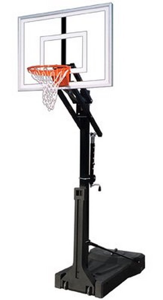 First Team OmniJam III Steel-Acrylic-HDPE Portable Basketball System44; Black