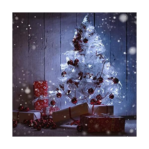 16 pack led fairy lights battery operated string lights 10 feet 30 led waterproof twinkle lights mason jar lights silver wire firefly lights for christmas party wedding patio… - image 4