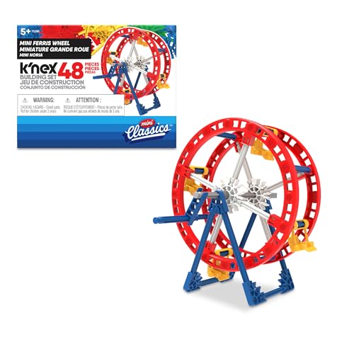 K'NEX Mini-Riesenrad-Bausatz, 48 Teile für Bewegungsspaß,...