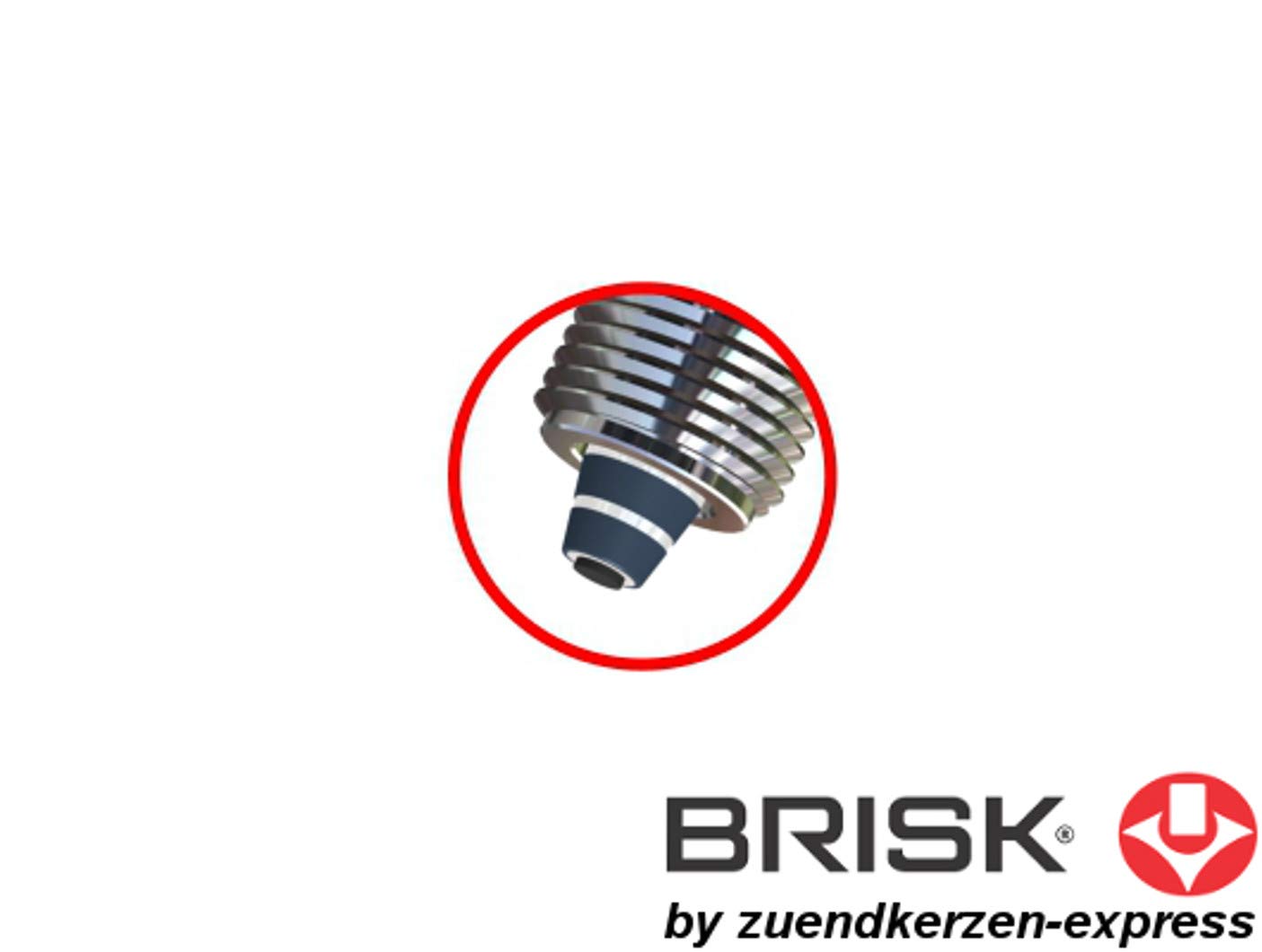 Brisk Premium Racing CR10ZS 1968 - Candele d'accensione, confezione da 4