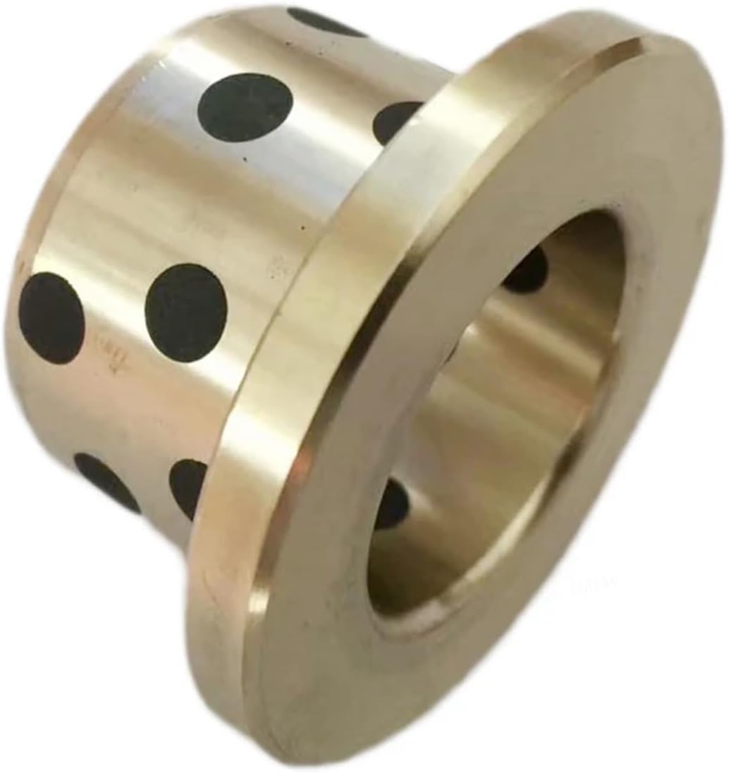 JFB8*12 * 16 8 * 12 * 12 8 * 12 * 10 8 * 12 * 8 8 * 12 * 30 8 * 12 * 15 8 * 12 * 20 Flanged Bronze Impregnated Graphite Oilless Bushing(20 PCS,20x2 8x12x12)