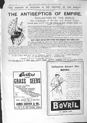 original old antique victorian print LE SEL 1901 DE FRUIT DES GRAINES ENO D'HERBE DE CARTERS DE BOVRIL DE PUBLICITÉ FONCTIONNE LONDRES original old antique victorian print LE SEL 1901 DE FRUIT DES GRAINES ENO D'HERBE DE CARTERS DE BOVRIL DE PUBLICITÉ FONCTIONNE LONDRES