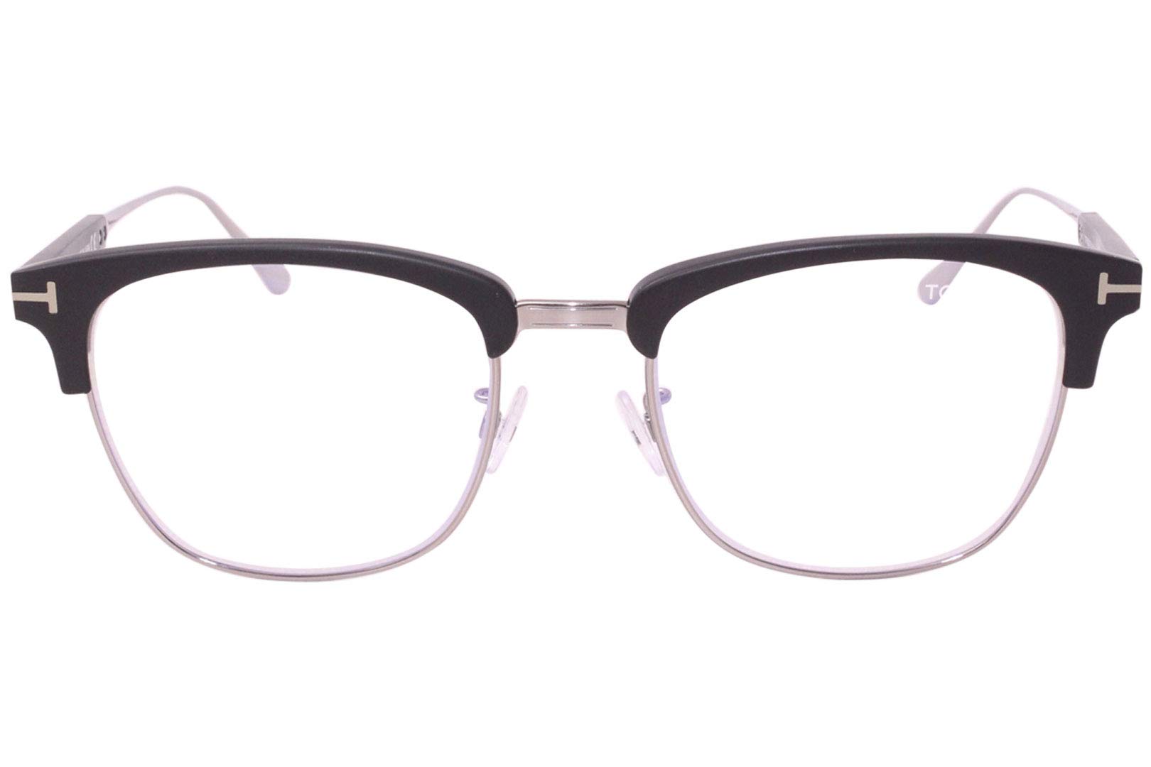 Eyeglasses Tom Ford FT 5590 -F-B 002 Matte Black, Shiny Dark Ruthenium/Blue Blo