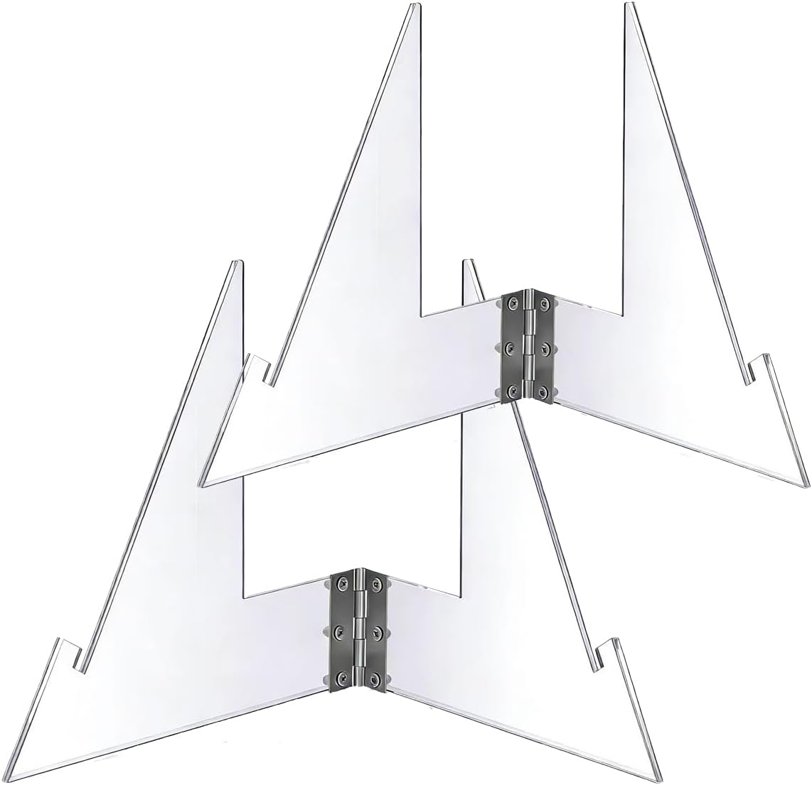 Acrylic Championship Belt Display Stand, High Flexibility Wrestling Champion Belt Rack for Heavy Duty Wrestling and Football Trophies for Sport Football Boxing and So on (2, Clear)