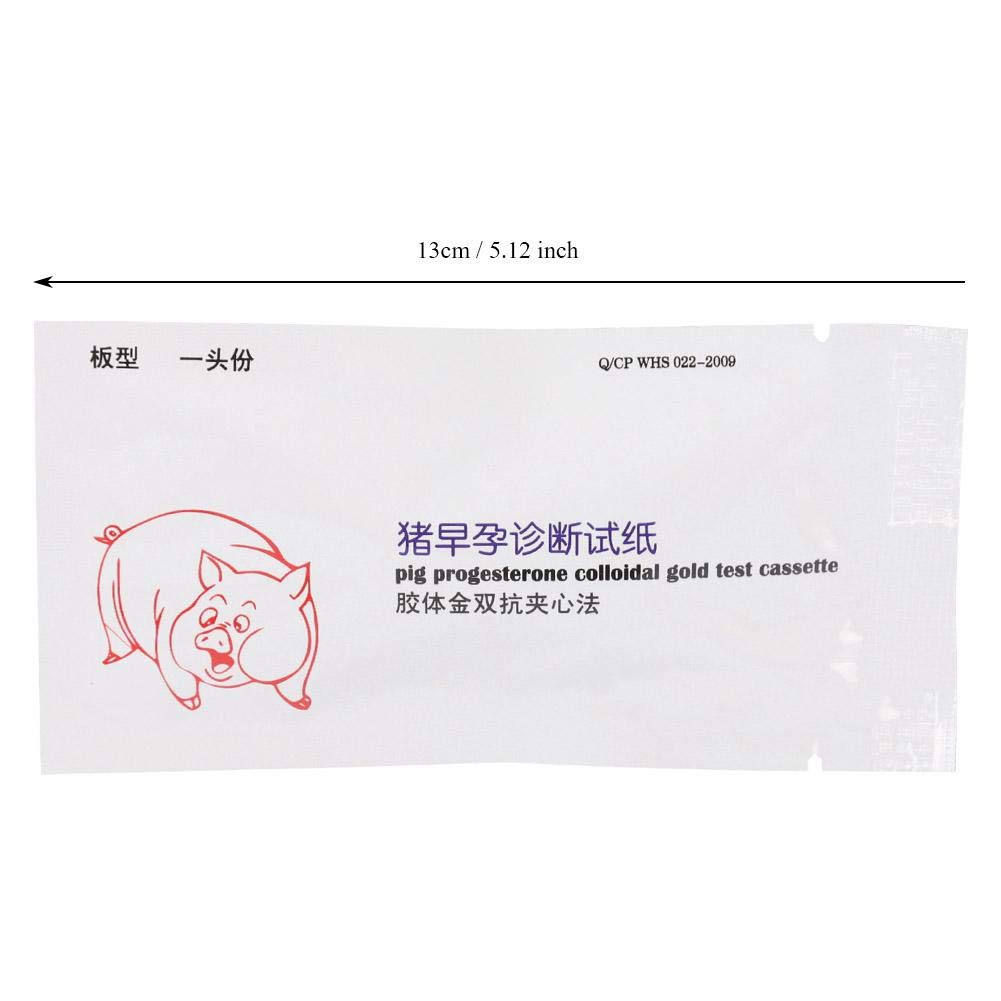 Mumusuki Pig Pregnancy Test Paper Sow Pregnancy Tester Test Strip Pig Pregnancy Diagnosis Tester