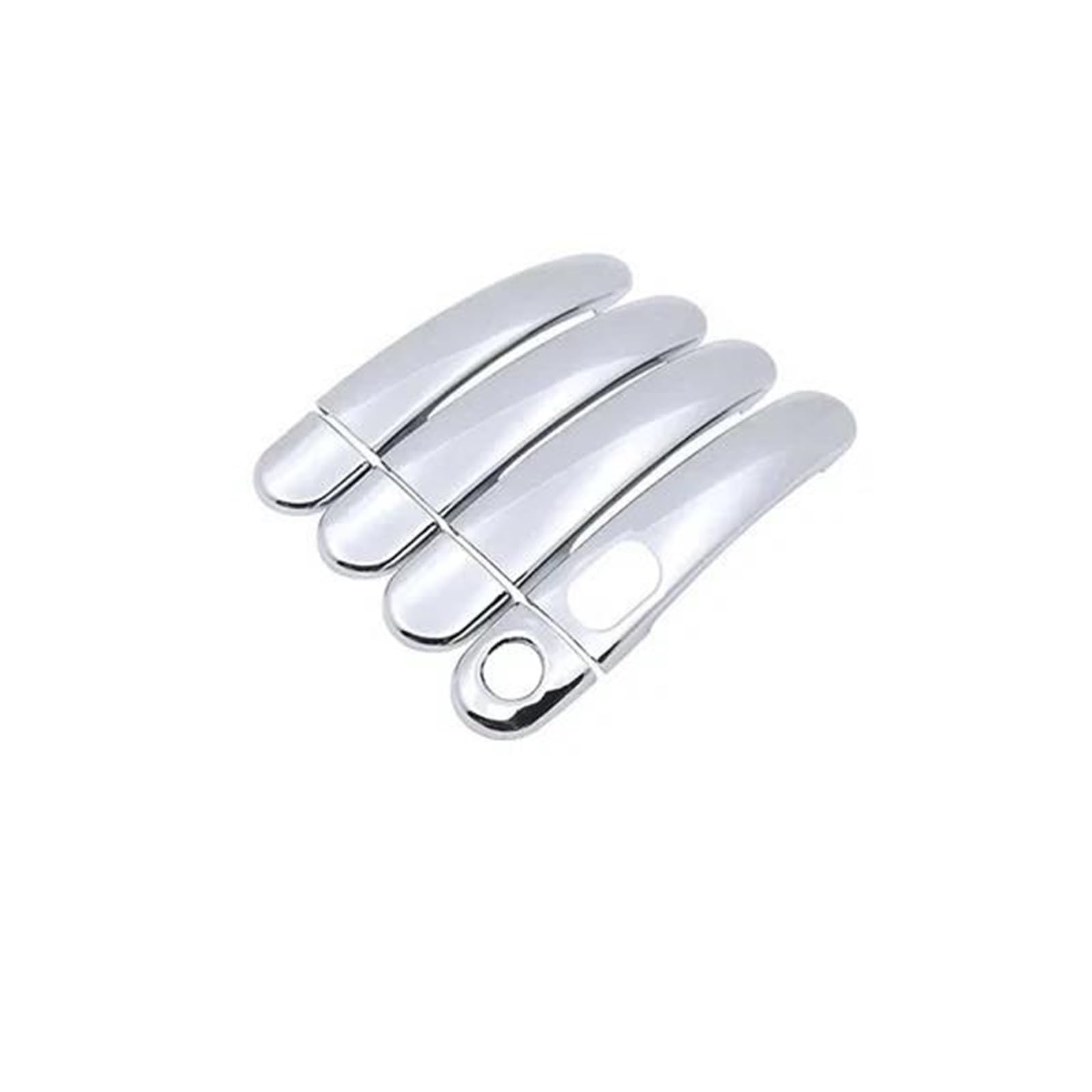 CSSPDM for VW for Polo 5 MK5 Vivo Ameo Vento 09~17 Car Door Handles Covers Exterior Scratch Protective Decor Accessories(Style1)
