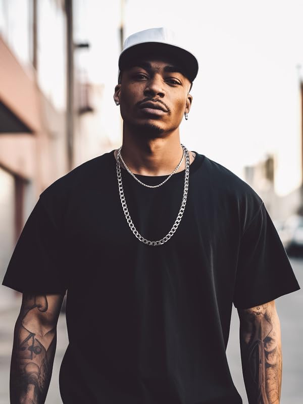 Miniatura 3 de Bandmax 316L Stainless Steel Men Cuban Curb Link Chain Necklace Gift 3mm6mm9mm12mm Width Heavy Dense Punk Miami Necklace For Men Women 14Inch-30Inch