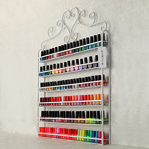 Dazone® 6-tier Metall Herz Nagellack Organizer Aromatherapie und ätherischen Ölen Regal Lippenstiftständer Aufbewahrung… – Bild 6