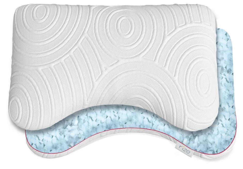 Almohada espuma viscoelástica tamaño Queen azul miniatura 2