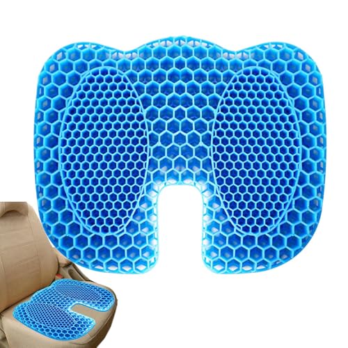 Cojín para Asientos para el automóvil cojín de Gel para el Asiento de Gel de enfriamiento para de para el Culo ergonómico Fresco Transpirable, Accesorios para el Asiento del automóvil para