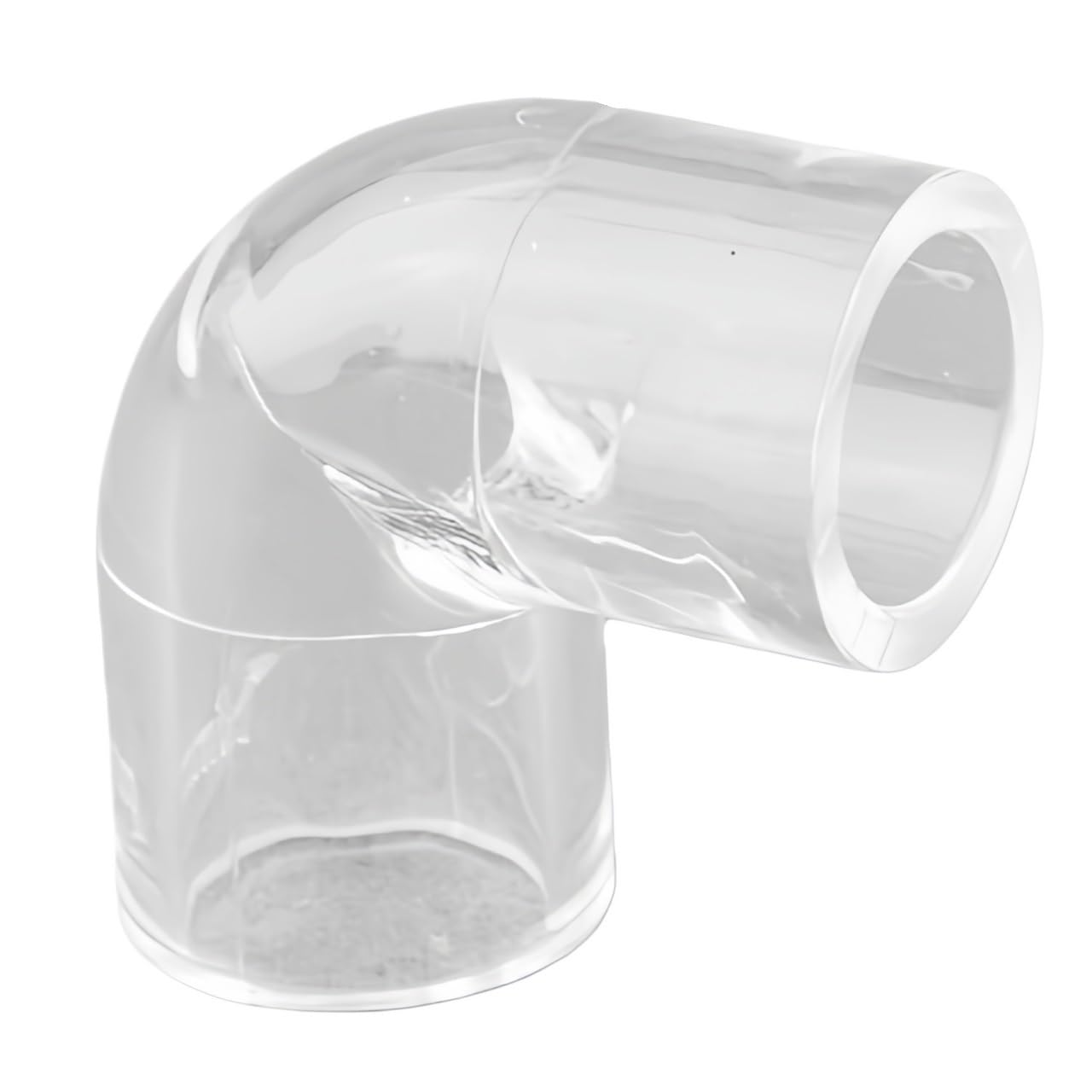 Anyaciy One Color Aquarium Tube Joint 5Pcs 16Mm Dia Acrylic Pipe Fittings, Transparent Smooth Connector For Garden Aquarium Fish Tank Joints(40Mm*16Mm)