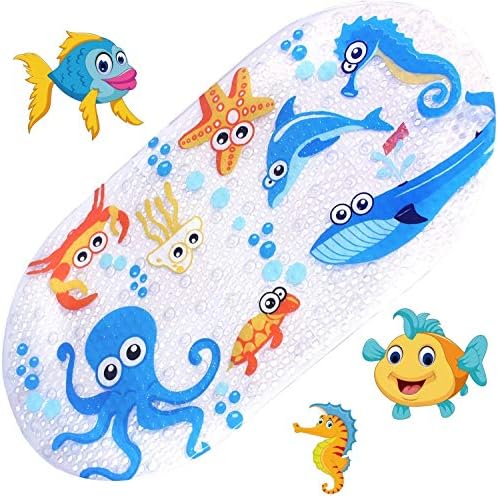 Anlass kids cartoon non-slip mats, mildew-resistant non-slip mats for children. Octopus