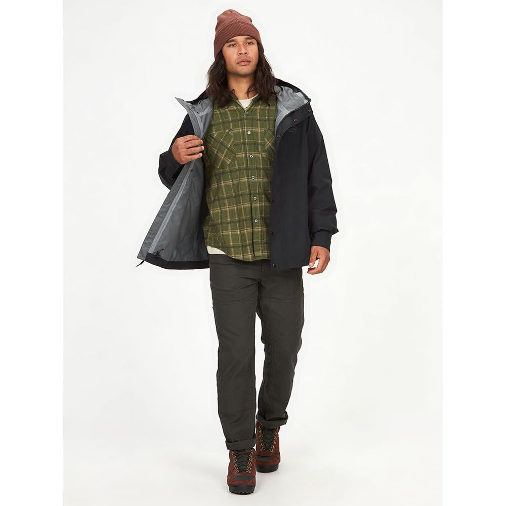 MARMOT Herren 78 All Weather Parka Wasserdichte Regenjacke, winddichter Regenmantel, atmungsaktiver, faltbarer Hardshell Windbreaker, ideal zum Fahrradfahren & Wandern (1er Pack)