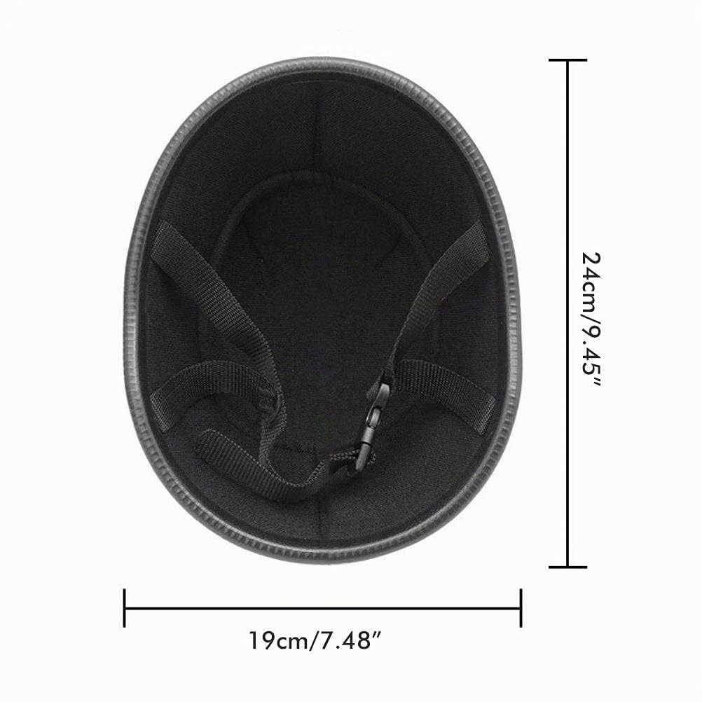 Casque Moto Vintage, pour Scooter Chopper Casque De Moto Homme Et Femme Helmets Pilot Retro, Demi-Casque D'Été