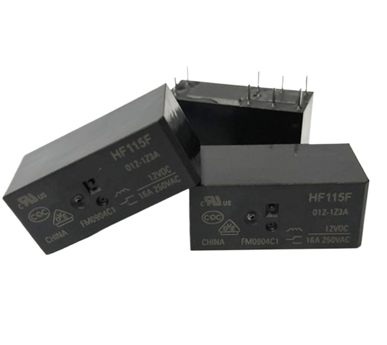 HF115F-012-1Z3A JQX-115F relais de puissance 12V CC 16A 250V CA 8 broches