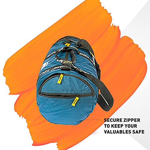 Image of MuscleBlaze Gym Bag (Phirse Zidd Kar), Duffle Bag for Men and Women, Blue, 30 L
