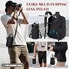 SDYSM Camera Backpack with Lens Pouch(15.6in)+Camera Backpack(14in)