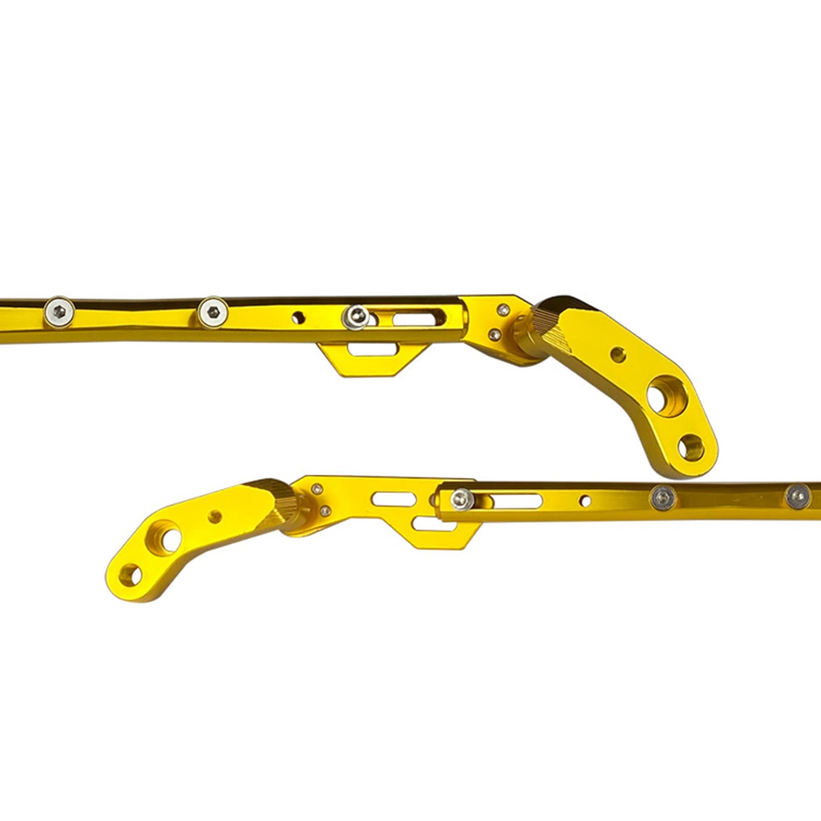Guidon de moto multifonction 22 mm Rouge